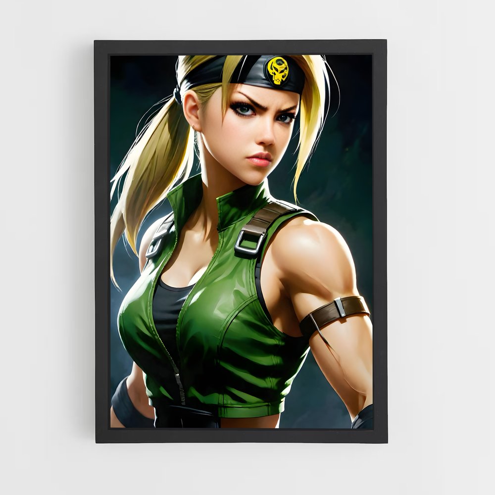 Poster Sonya Blade: Femme Fatale – affiche Mortal kombat (vue 2)